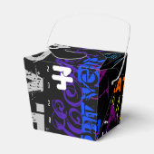 Graffiti stijl Herhalend Rat Jaar 2020 Haal FB uit Bedankdoosjes (Voorkant Zijde)