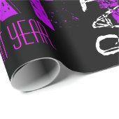 Graffiti stijl Herhalend Rat Jaar 2020 Wrapping P Cadeaupapier (Rol Hoek)