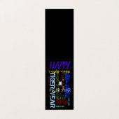 Graffiti stijl Herhalend Tijger 2022 FBC Visitekaartje (Buitenkant ongevouwen)