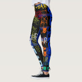 Graffiti-stijl Herhalend Tijger 2022 WL Leggings (Links)