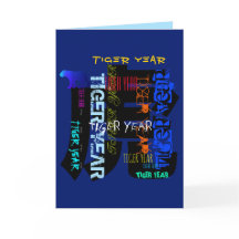 Graffiti stijl Herhalend Tijger Jaar 2022 Kies C