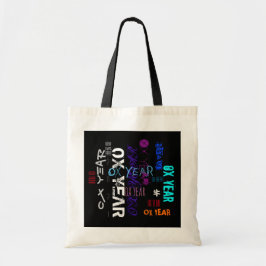 Graffiti-stijl Herhaling Ox 2021 BTB Tote Bag