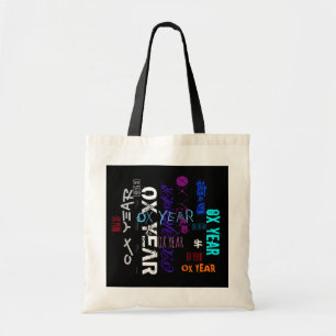 Graffiti-stijl Herhaling Ox 2021 BTB Tote Bag