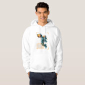 Graffiti stijl Ik heb meer ruimte basketbal nodig Hoodie (Voorkant volledig)
