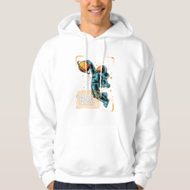 Graffiti stijl Ik heb meer ruimte basketbal nodig Hoodie