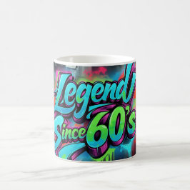 Graffiti-stijl "Legend sinds 60's Koffiemok