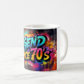 Graffiti-stijl "Legend sinds 70's Koffiemok (Voorkant rechts)