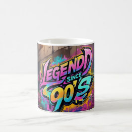 Graffiti-stijl "Legend sinds 90's" Koffiemok
