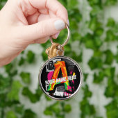 Graffiti stijl letter "A" Graphic Sleutelhanger (Hand)