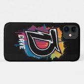 Graffiti stijl letter "D" monogrammed  Case-Mate iPhone Case (Achterkant (horizontaal))