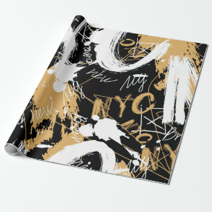 graffiti stijl naadloos abstract patroon. illustra cadeaupapier