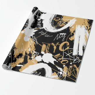 graffiti stijl naadloos abstract patroon. illustra cadeaupapier