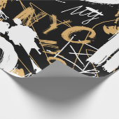 graffiti stijl naadloos abstract patroon. illustra cadeaupapier (Hoek)