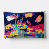 Graffiti stijl patroon etui (Achterkant)