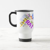 Graffiti stijl Rat Chinees Jaar Zodiac Travel Mug Reisbeker (Links)