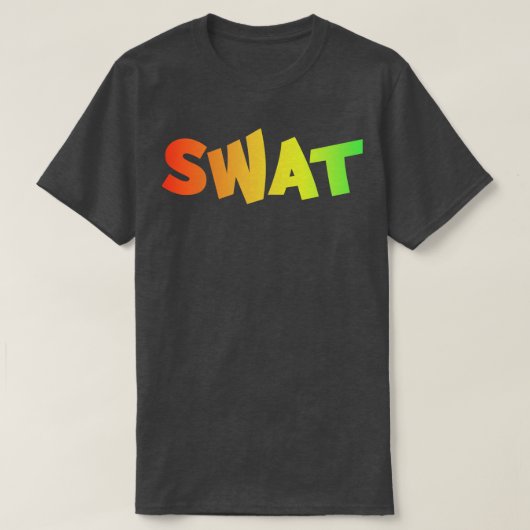 Graffiti stijl SWAT T-shirt (Design voorkant)
