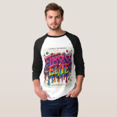 Graffiti-stijl T-shirt (Voorkant volledig)