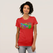 Graffiti Stijl T-Shirt ter bevordering van het org (Voorkant volledig)
