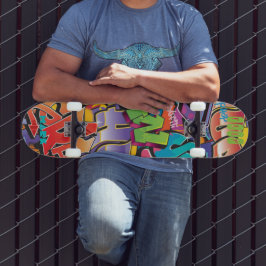 Graffiti-stijl voor skateboard met naam