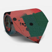 Graffiti stijlkleurige Abstracte kunst Stropdas (Opgerold)