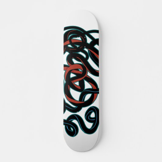 Graffiti-stijllijn Persoonlijk Skateboard (Voorkant)