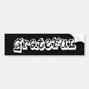 Graffiti-stijltypografie met Gezegde Bumpersticker