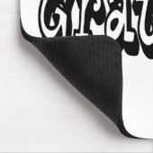 Graffiti-stijltypografie met Gezegde Muismat (Hoek)