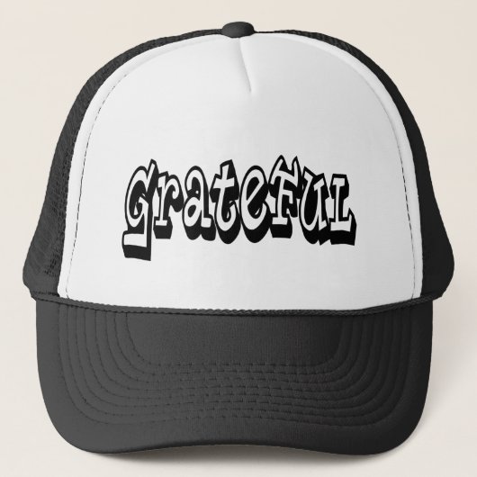 Graffiti-stijltypografie met Gezegde Trucker Pet (Voorkant)