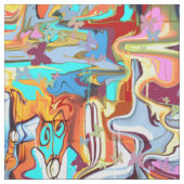 Graffiti Stof (Swatch)