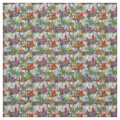 Graffiti  stof (Swatch)