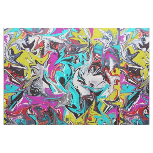 Graffiti Stof (Fat Quarter)