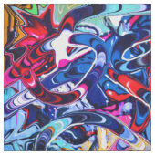 Graffiti Stof (Swatch)