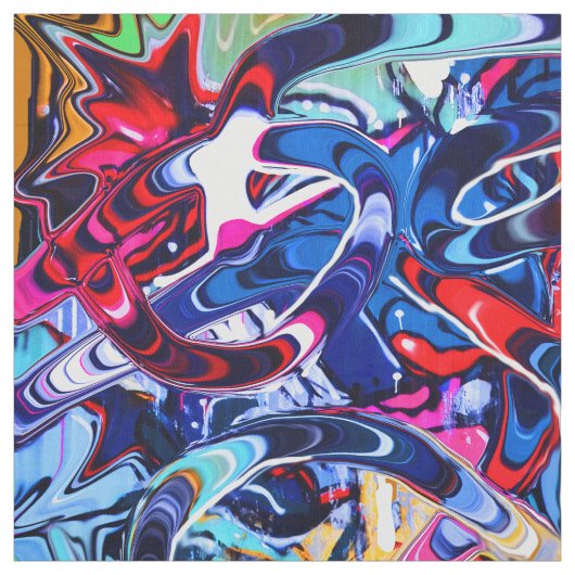 Graffiti Stof (Swatch)