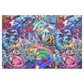 Graffiti Stof (Fat Quarter)