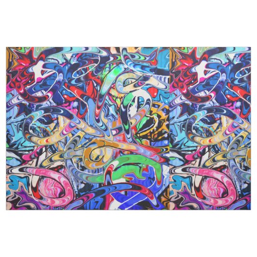 Graffiti Stof (Fat Quarter)