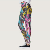 Graffiti straat draag leggings (Links)
