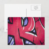 Graffiti / Straatkunst Briefkaart (Voorkant / Achterkant)