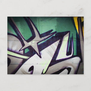 Graffiti / Straatkunst Briefkaart