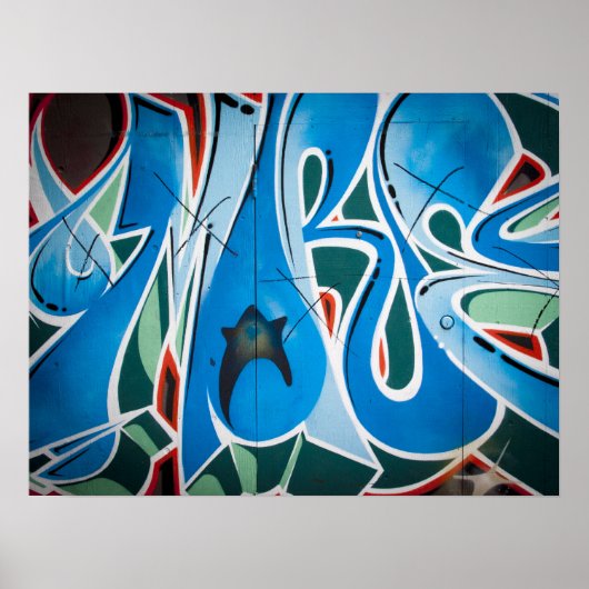 Graffiti / Straatkunst Poster (Voorkant)