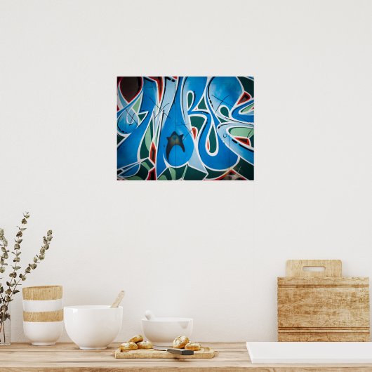 Graffiti / Straatkunst Poster (Keuken)