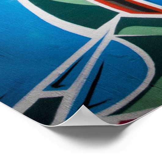 Graffiti / Straatkunst Poster (Hoek)