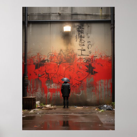 Graffiti straatkunst poster (Voorkant)