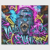 Graffiti Street Art: Actie en verzet Cadeaupapier (Vlak)