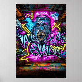 Graffiti Street Art: Actie en verzet tegen Coo Poster