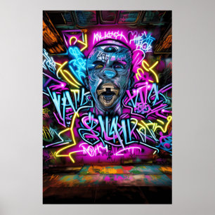 Graffiti Street Art: Actie en verzet tegen Coo Poster