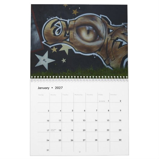 Graffiti Street Art Calendar 2010 Kalender (Jan 2027)