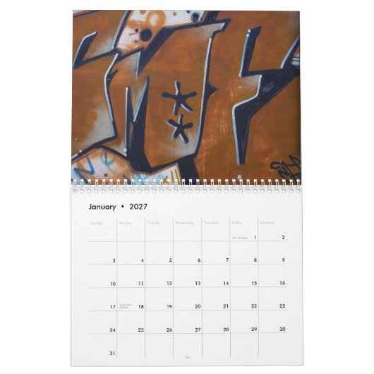 Graffiti Street Art Calendar 2010 Kalender (Jan 2027)