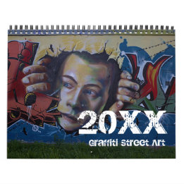 Graffiti Street Art Calendar 20xx Kalender