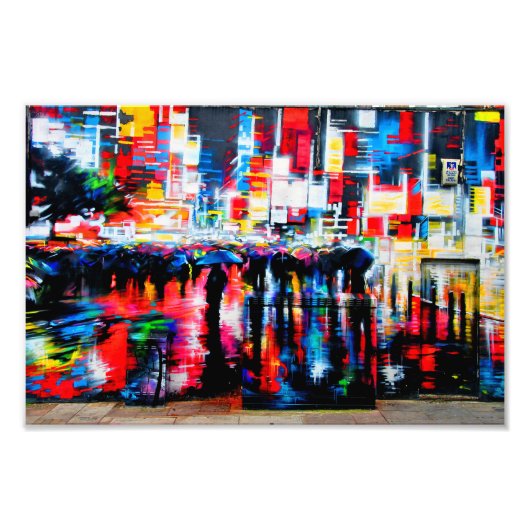 Graffiti Street Art Camden Town London Foto Afdruk (Voorkant)