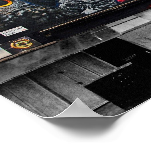 Graffiti Street Art Camden Town London Poster (Hoek)